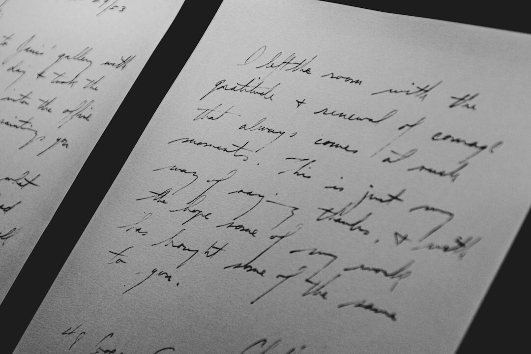 celebrity reading old letters